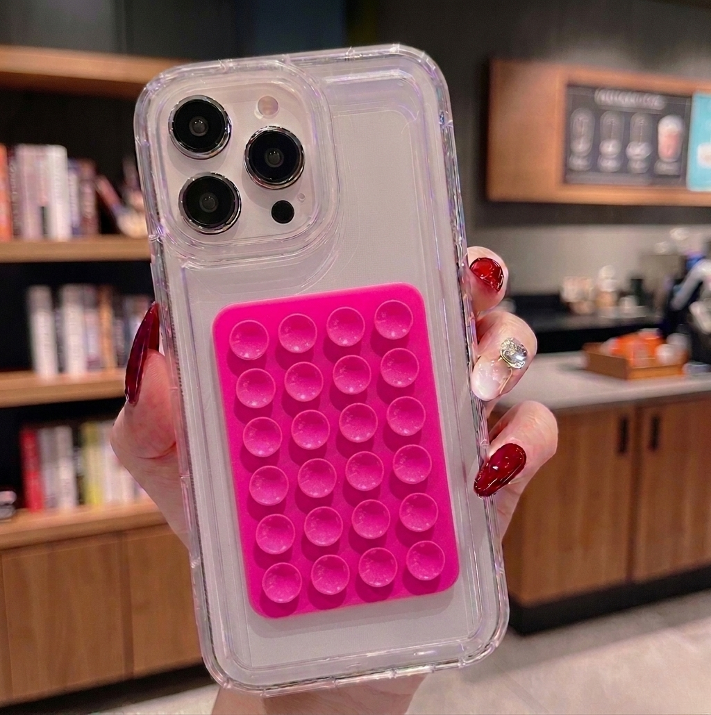 Pink Silicon Suction