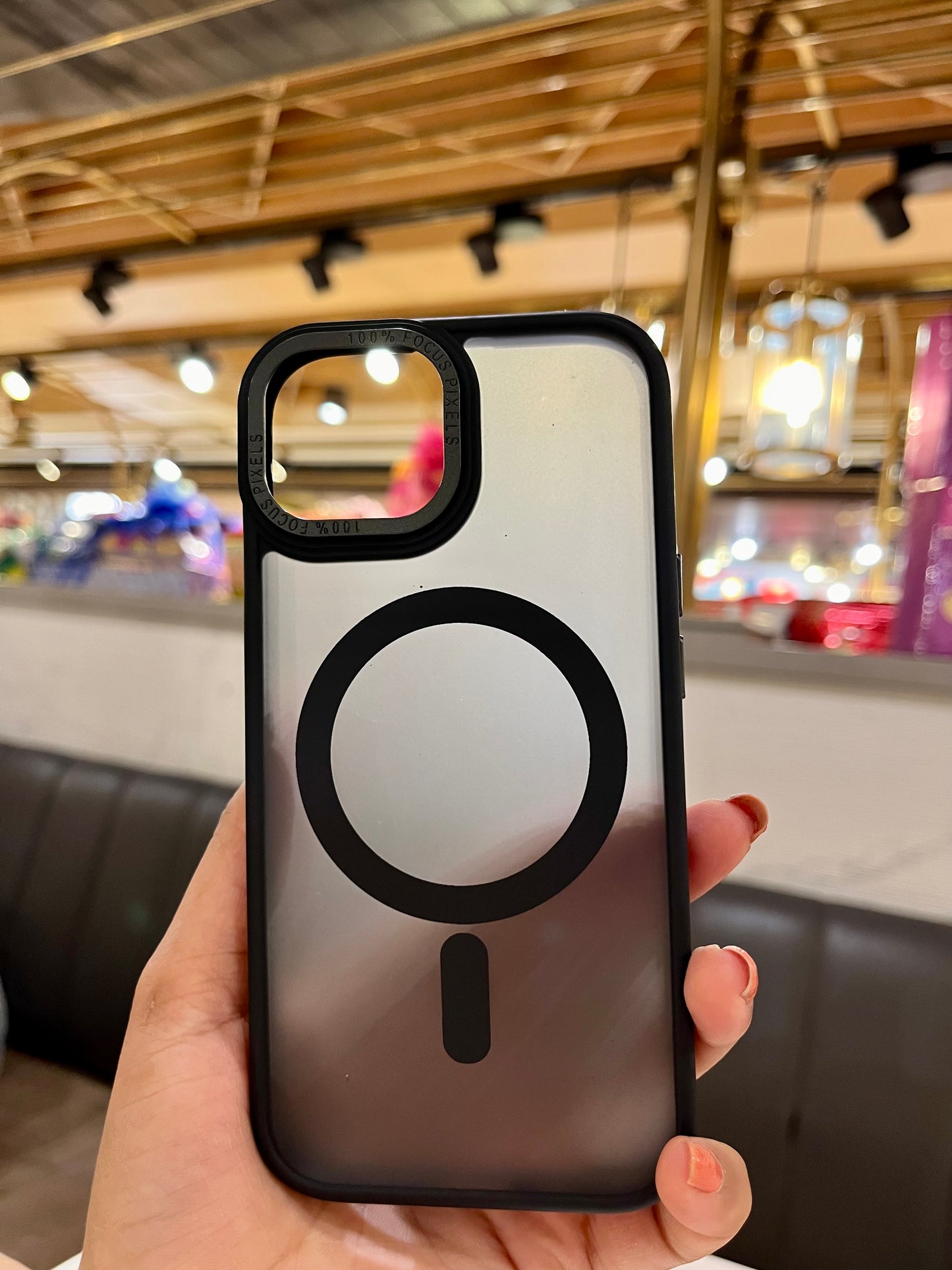 Black Transparent Premium Iphone Cover