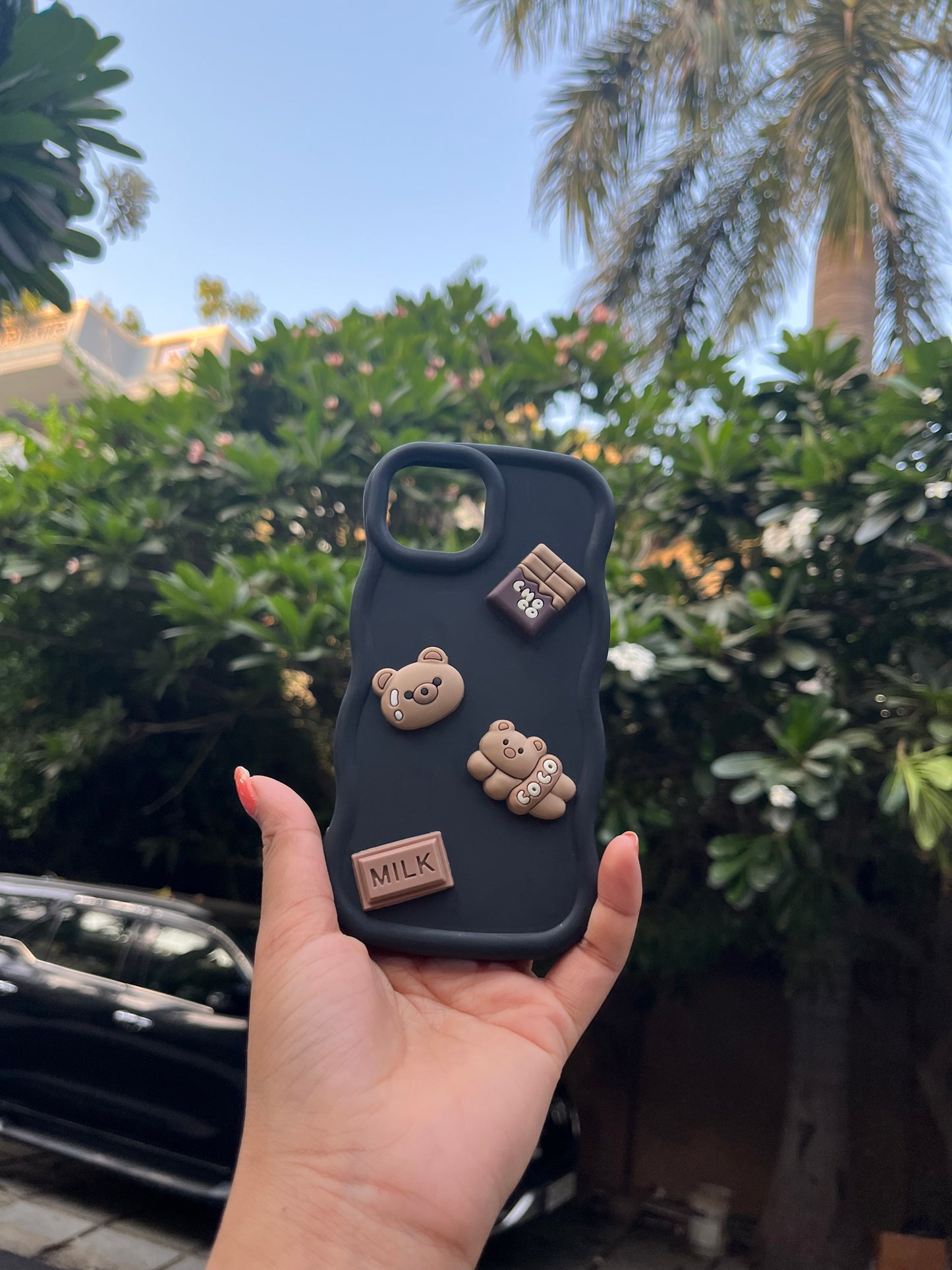 Cute Black Bear Iphone Cover