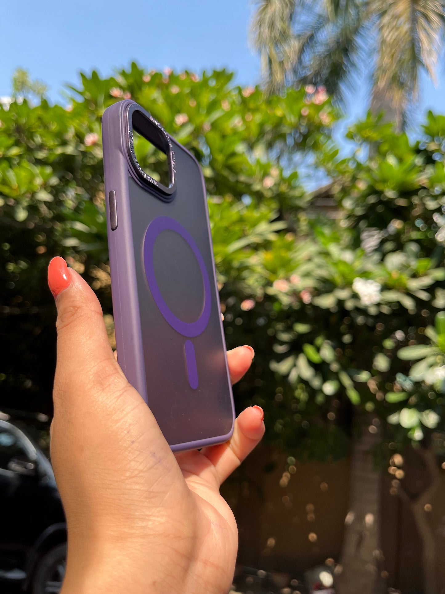 Iphone MagSafe Purple Cover