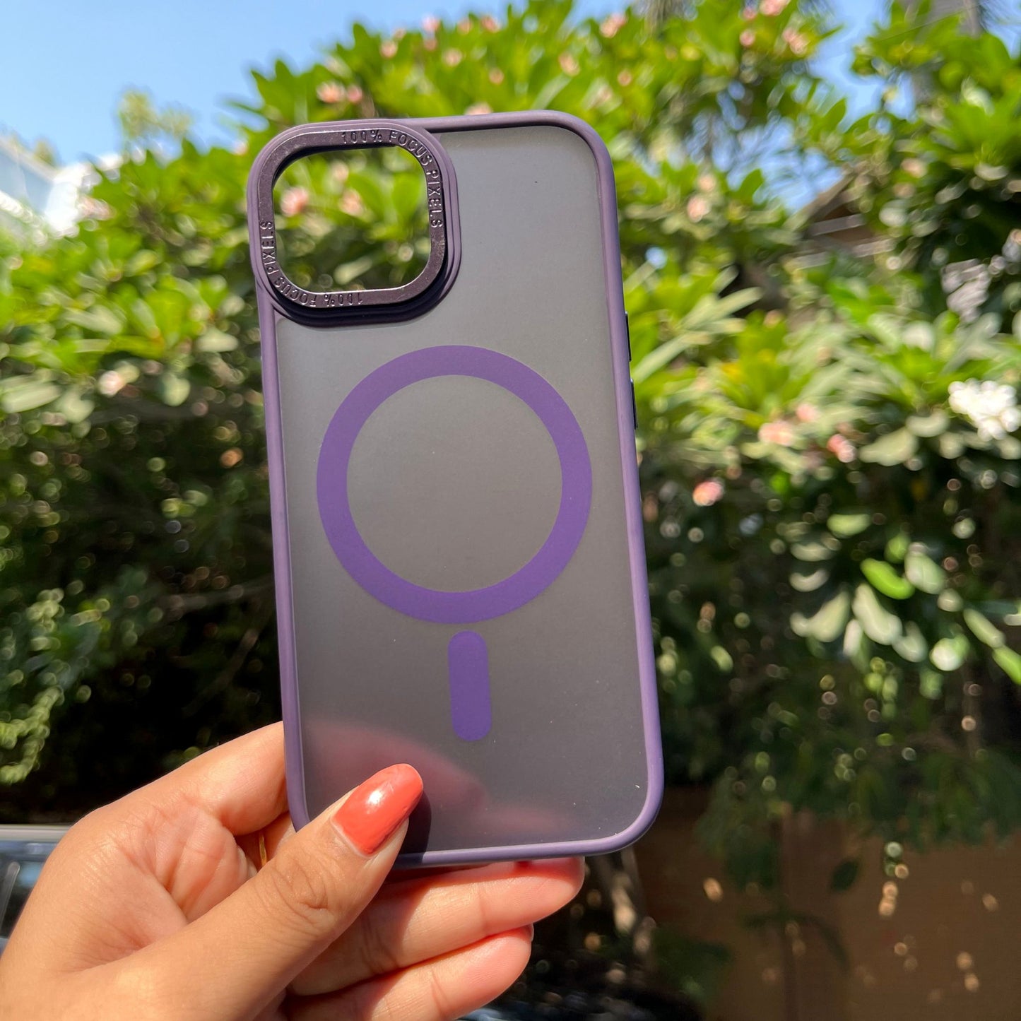 Iphone MagSafe Purple Cover