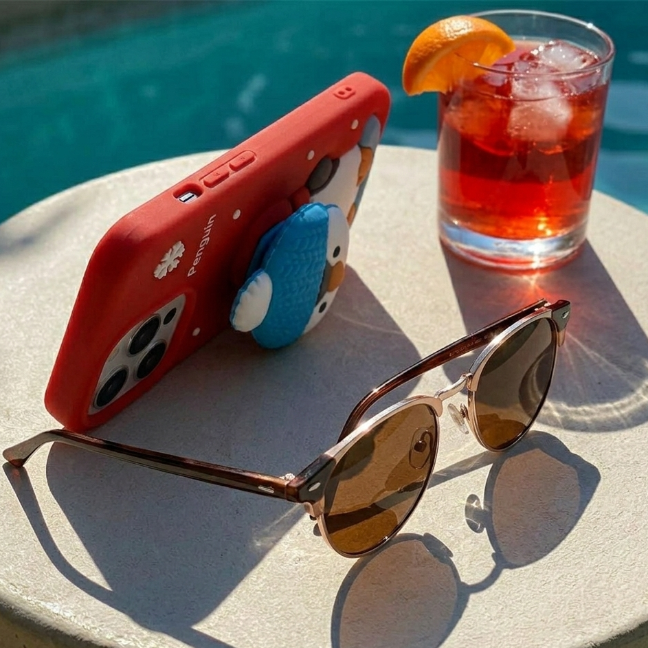 Penguine 3D Cute Iphone Cover