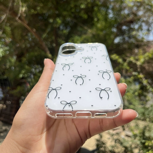 Bow 3D Cute Iphone Cover with Phone holder