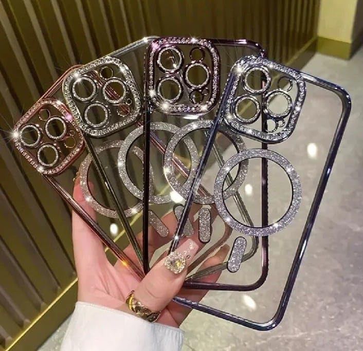 Glitter Iphone Phone Cover Combo of 2