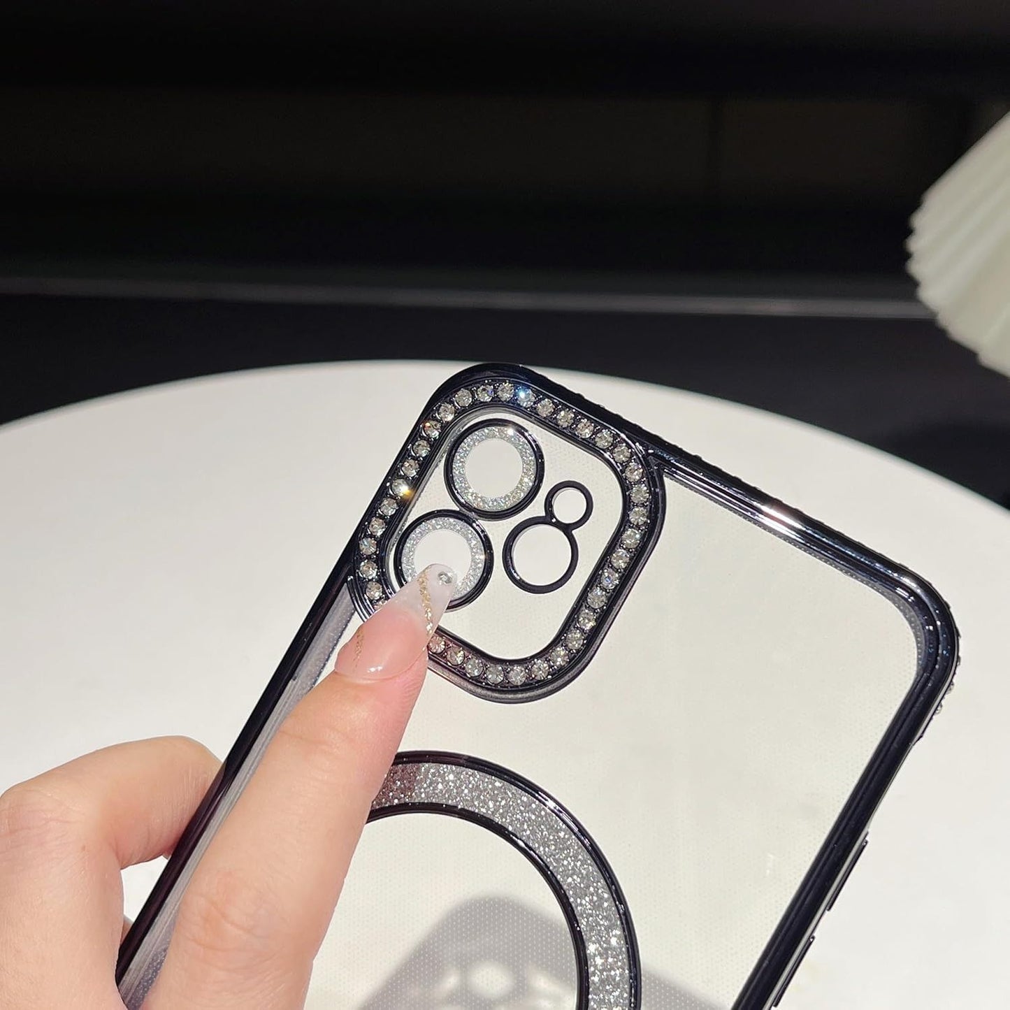 Glitter Iphone Phone Cover Combo of 2
