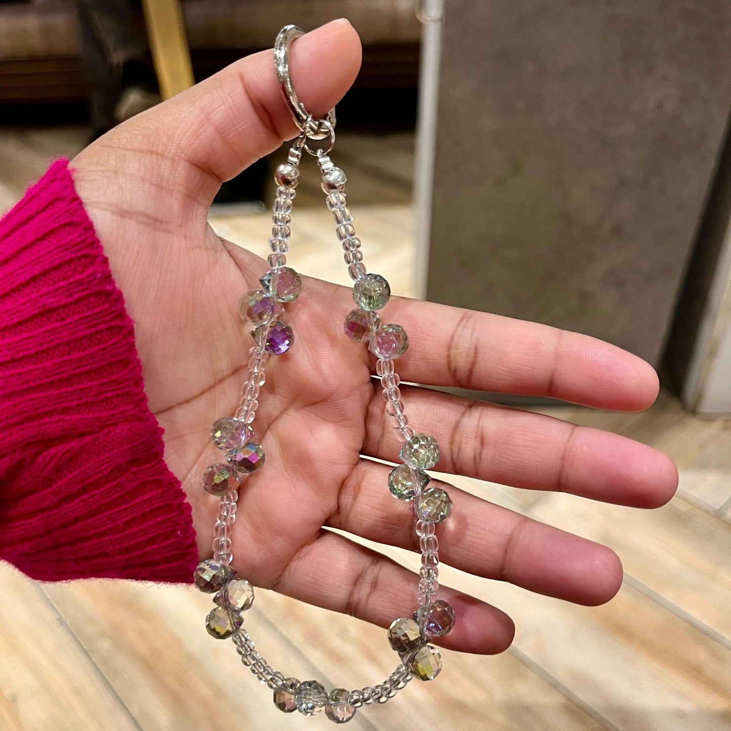 Crystal beads Phone Charms