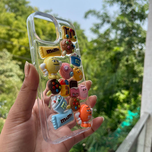 M&M 3D Cute Premium Iphone Cover