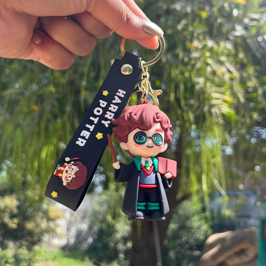 Harry Potter with Magic Wand Premium Keychain