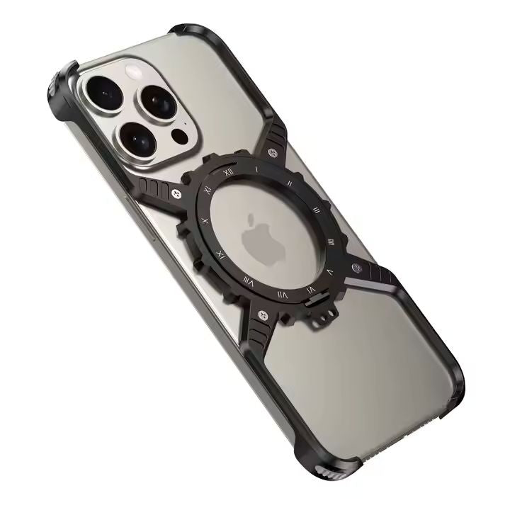 Magnetic Metal 360 Degree Rotating Bracket Case