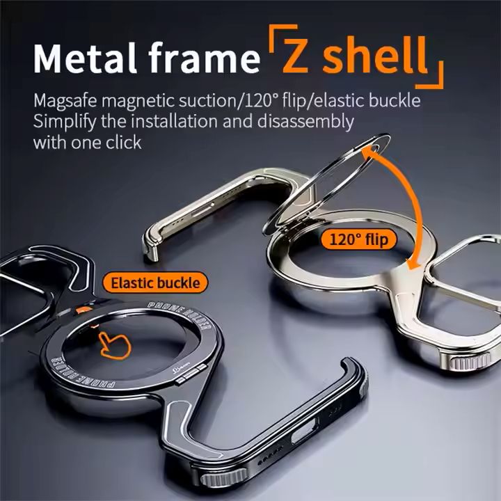 Z-shaped Metal Buckle Bracket Magnetic Suction