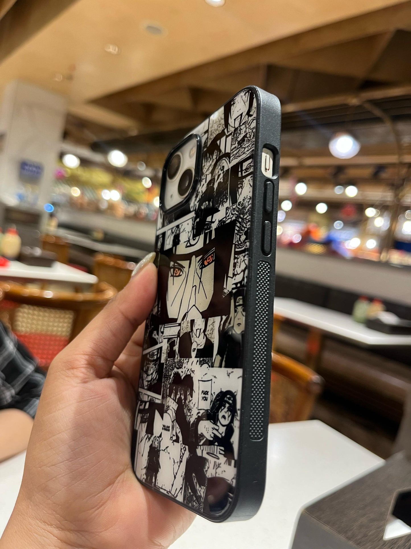 Naruto Manga Glass Print Iphone Cover