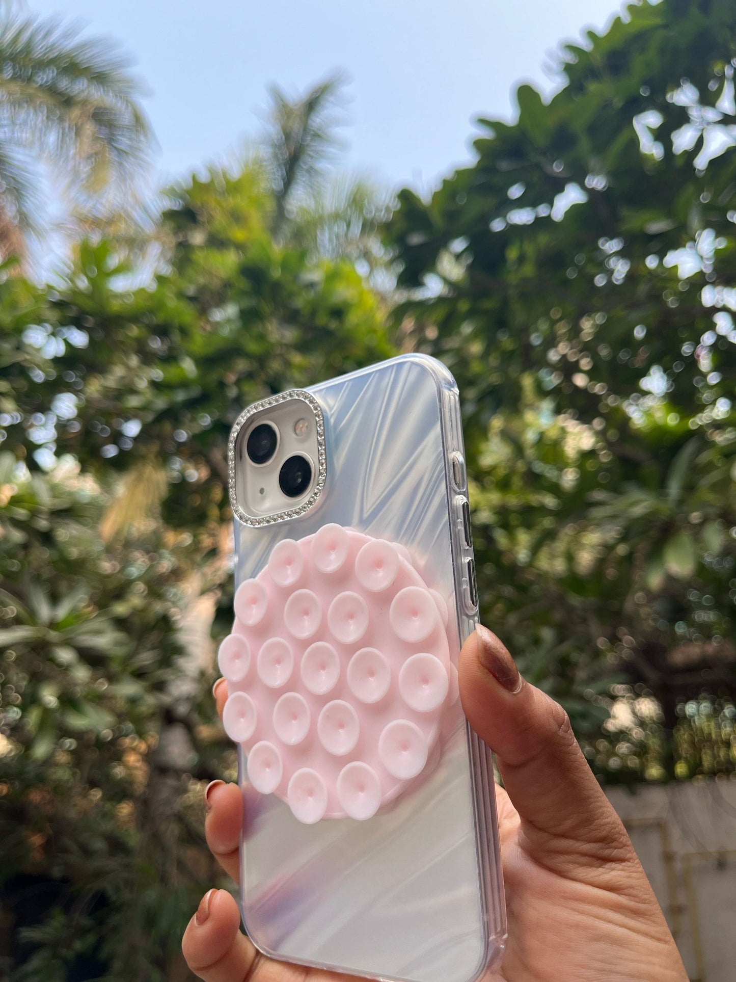 Silicon Suction Phone Case Adhesive Mount