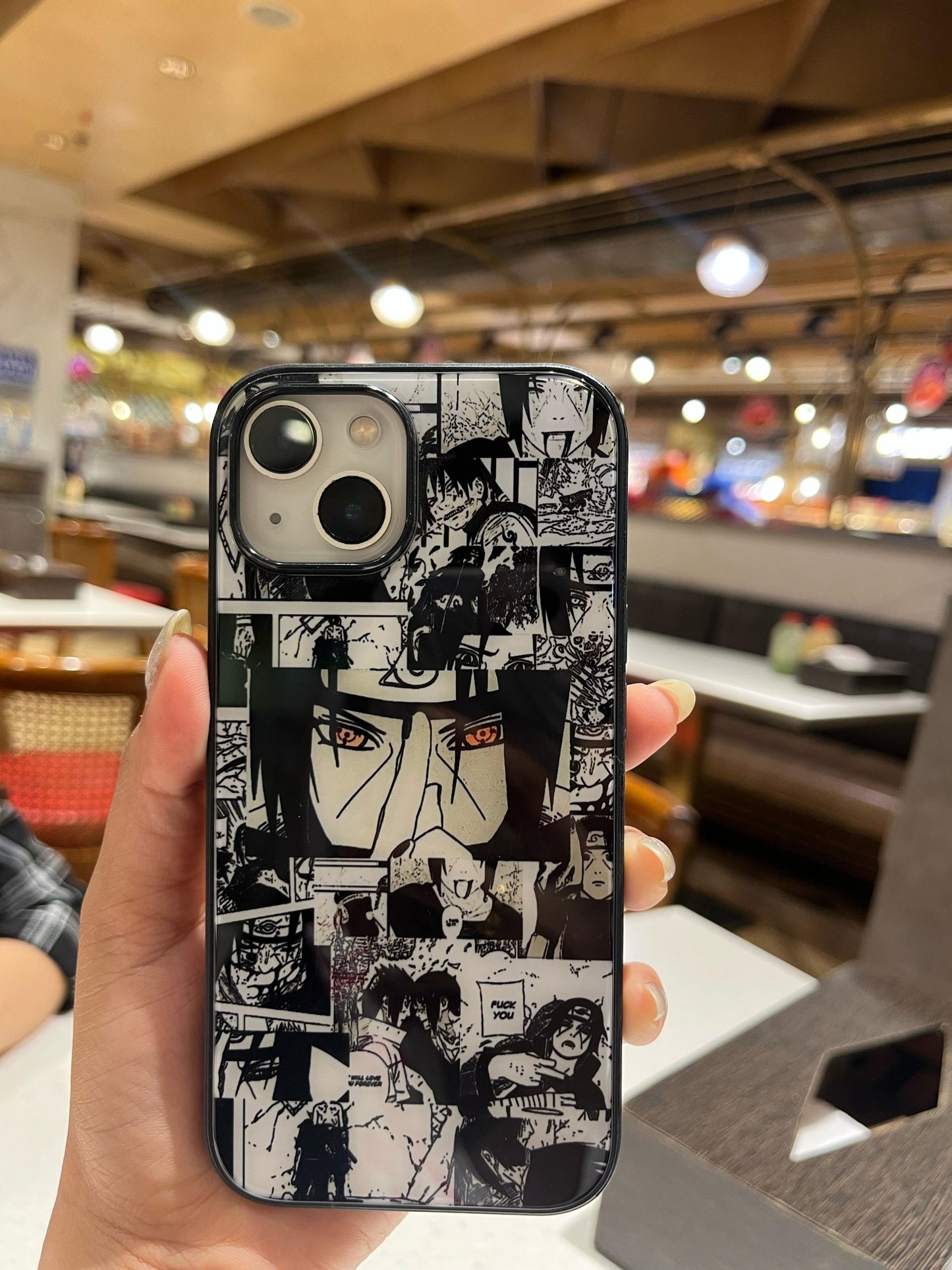 Naruto Manga Glass Print Iphone Cover