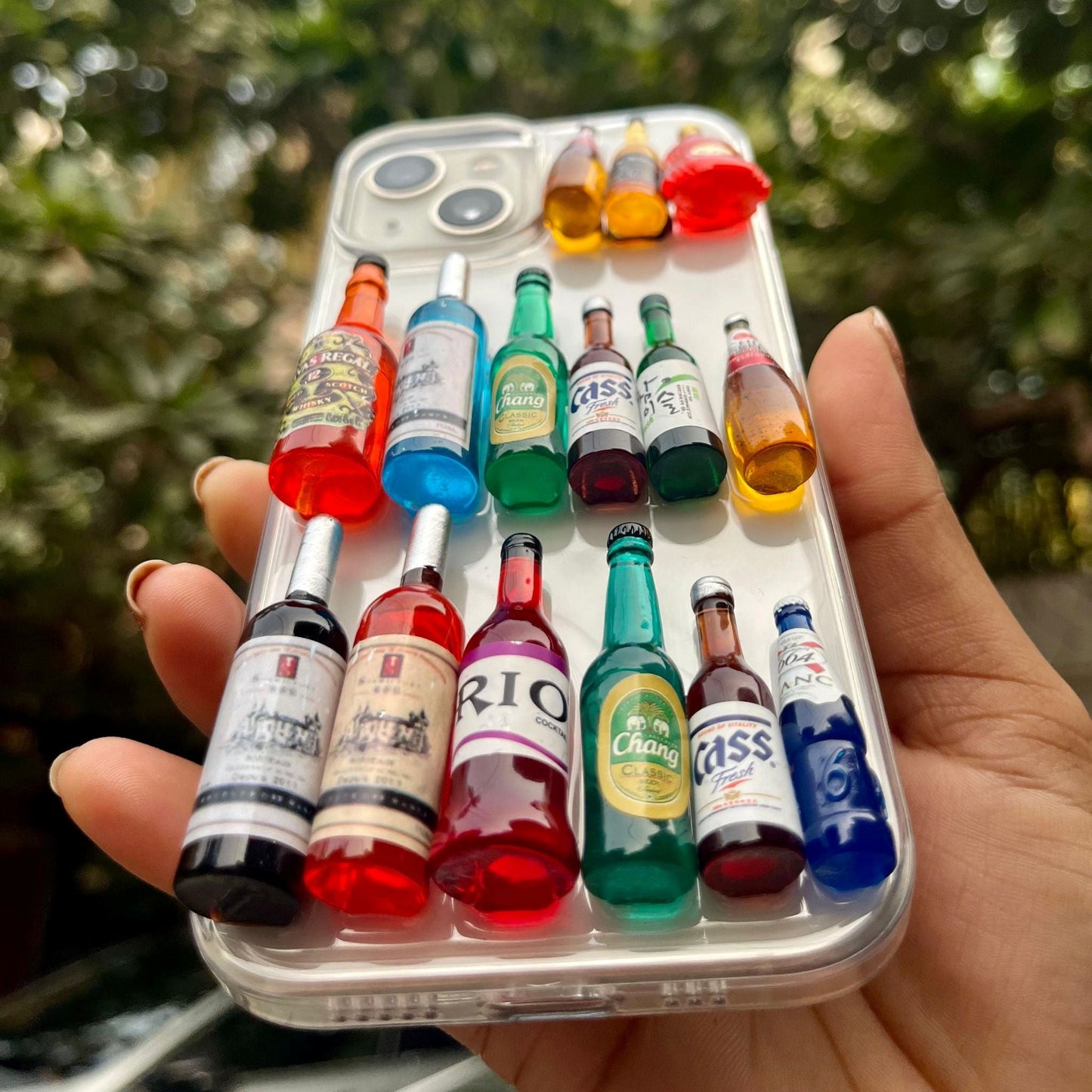 3D Wine Bottle Premium Iphone Cover