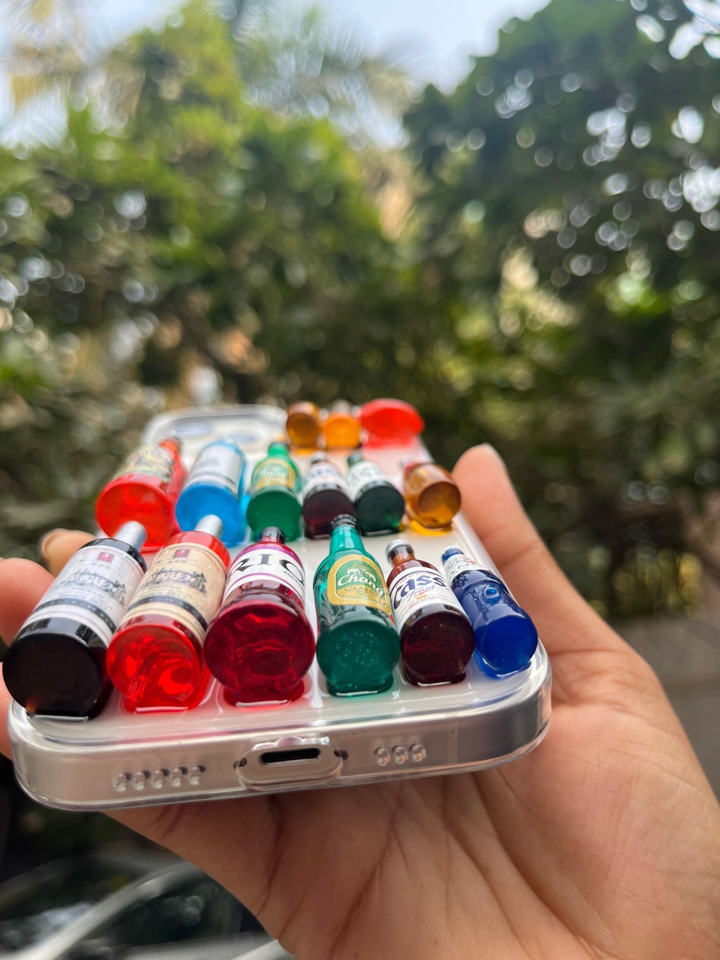 3D Wine Bottle Premium Iphone Cover