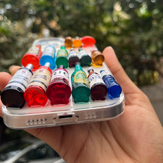 3D Wine Bottle Premium Iphone Cover