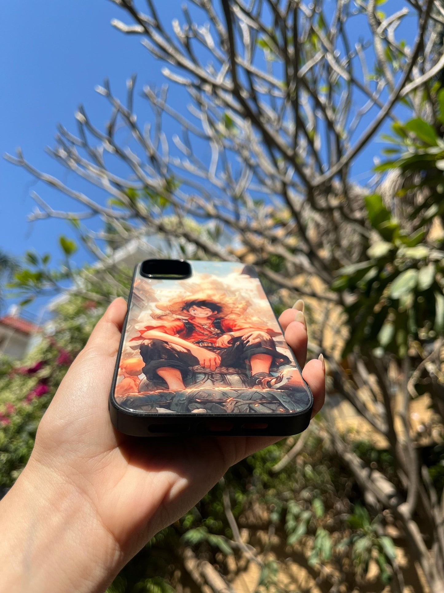 Luffy One Piece Glass Print Iphone Cover