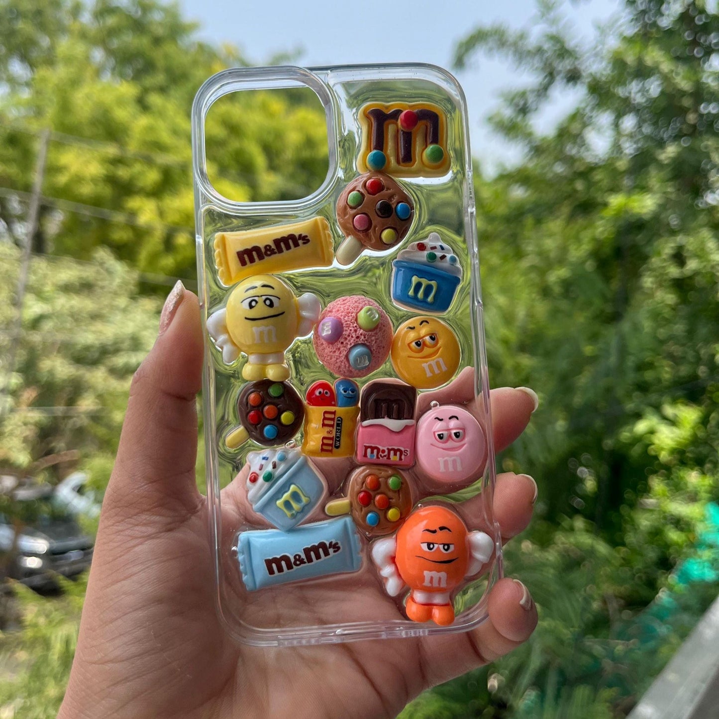 M&M 3D Cute Premium Iphone Cover