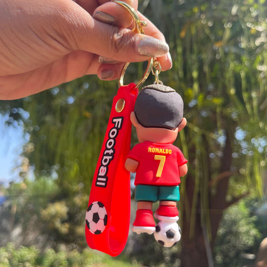 Ronaldo Premium Football Keychain