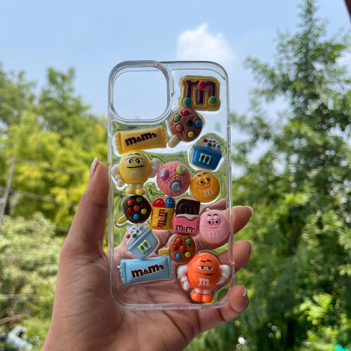 M&M 3D Cute Premium Iphone Cover