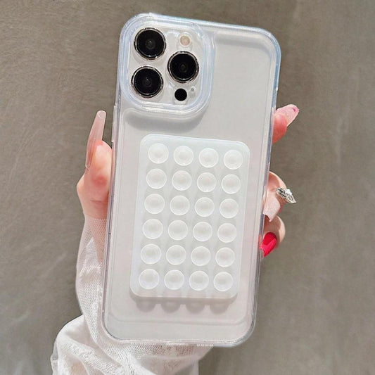 White Blue Silicon Suction