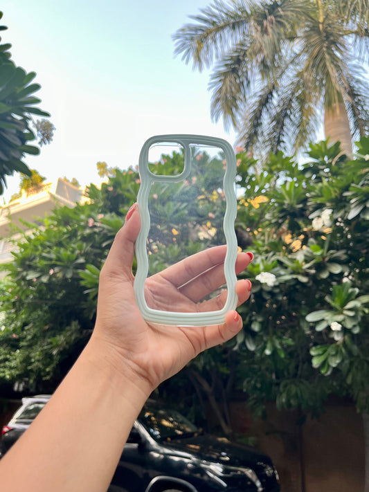Light Green Transparent Iphone Cover