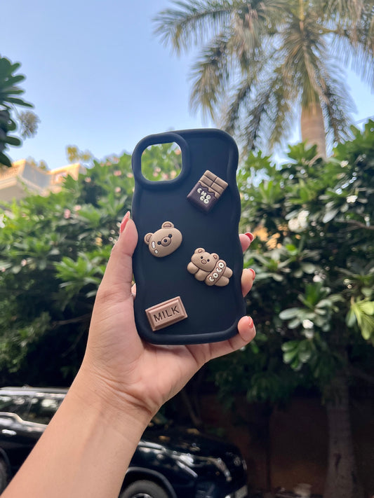 Cute Black Bear Iphone Cover
