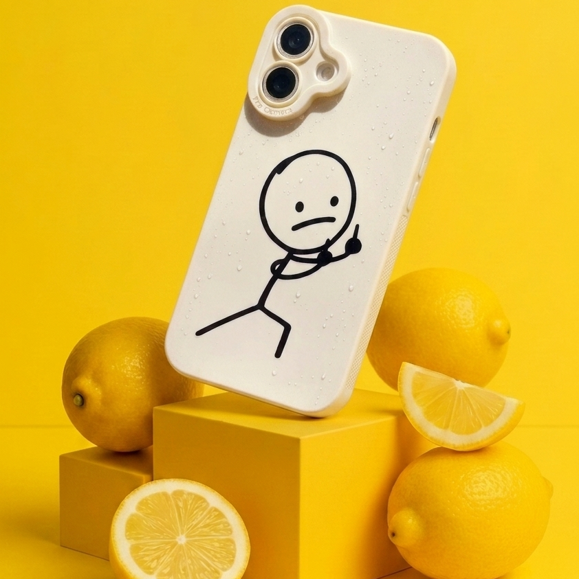 Cream Funny Iphone Cover