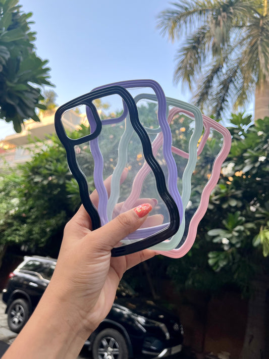 Cute Transparent Iphone Cover 4 Pack Combo
