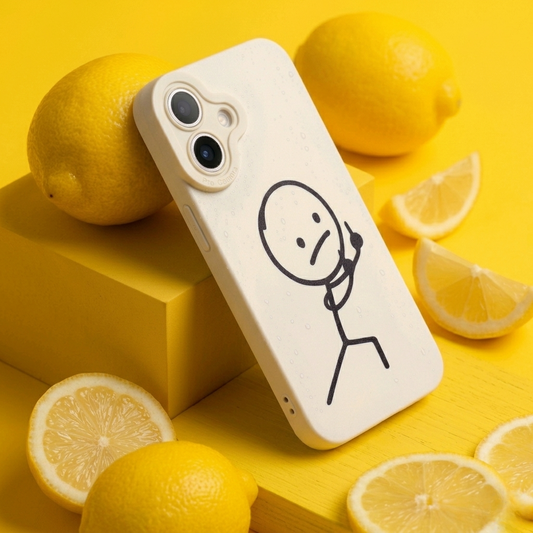Cream Funny Iphone Cover