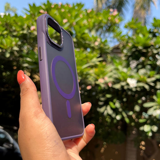 Iphone 15 Luxury Purple Cover