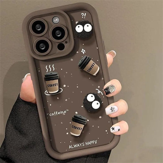 Brown Coffee Cute Iphone Cover