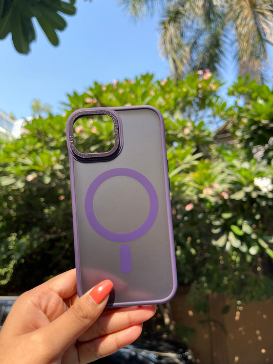 Iphone MagSafe Purple Cover