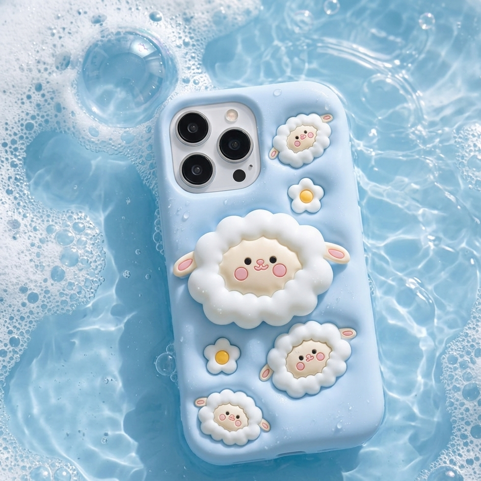 Sheep 3D Cute Iphone Cover