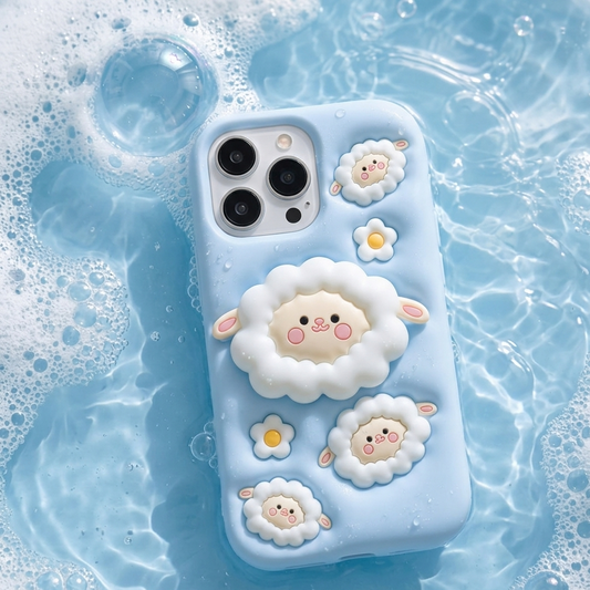 Sheep 3D Cute Iphone Cover