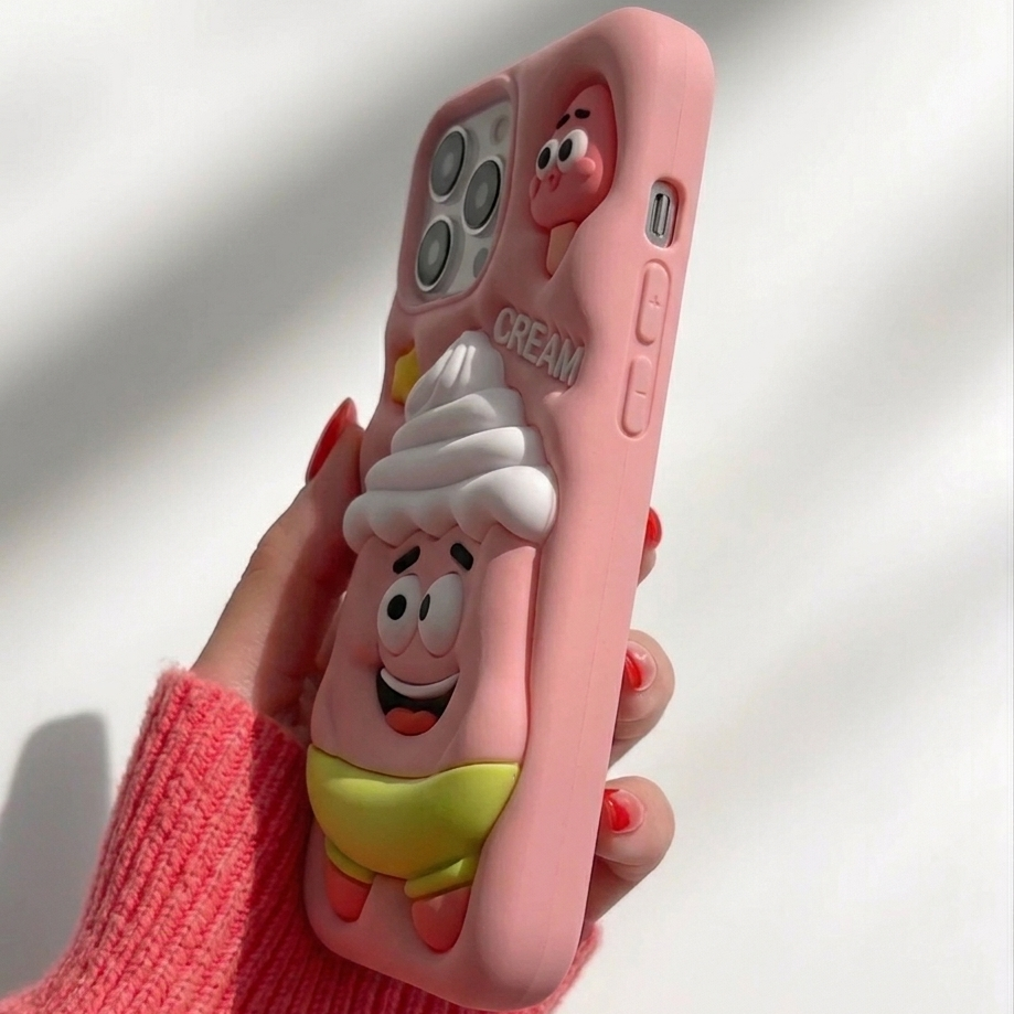 Pink Ice Cream 3D Cute Iphone Cover