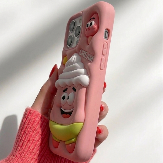 Pink Ice Cream 3D Cute Iphone Cover