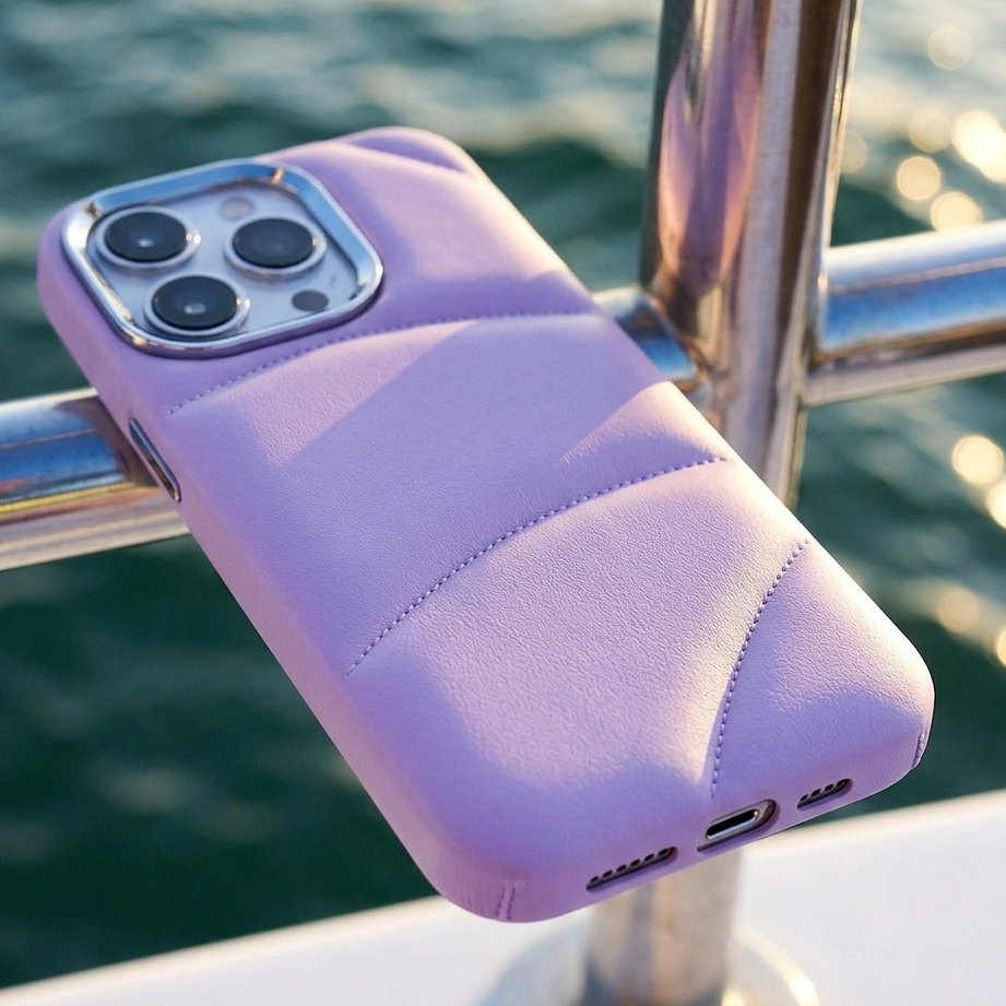 Purple Cushion Premium Iphone 12 Cover