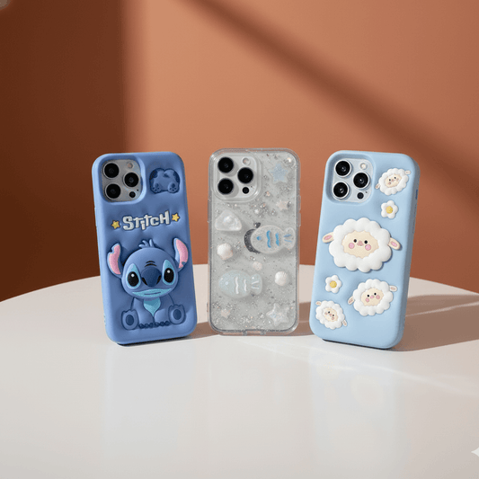 RISOWA Kawaii Blue Edition – Pack of 3 Cases