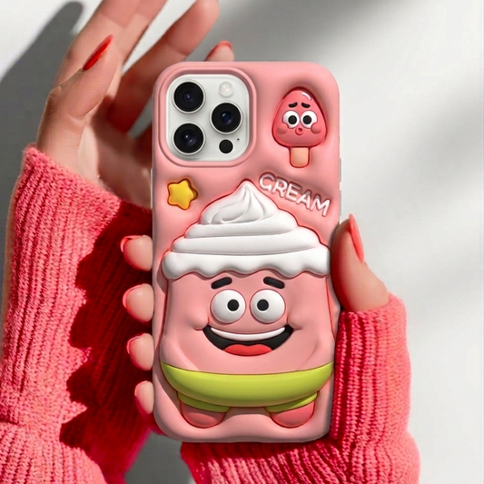 Pink Ice Cream 3D Cute Iphone Cover