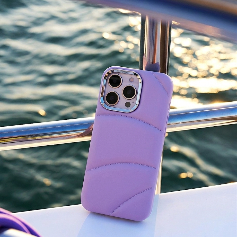 Purple Cushion Premium Iphone 12 Cover