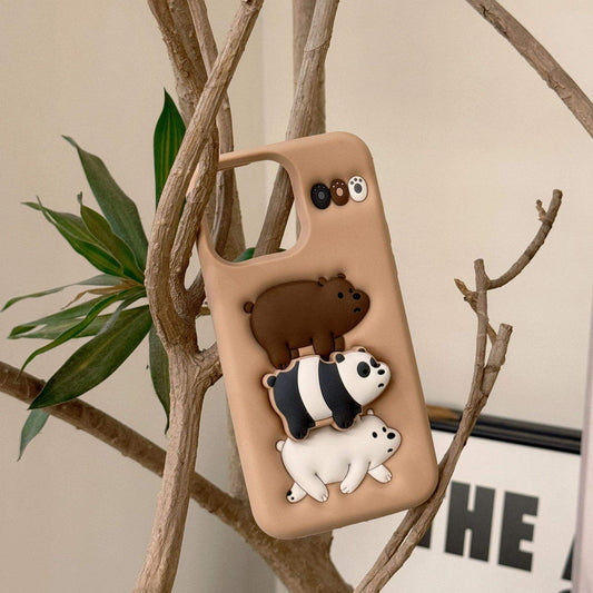 Panda 3D Cute Iphone Cover