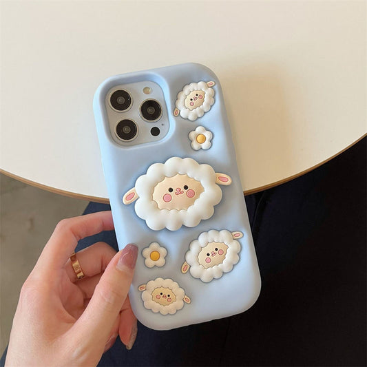 Sheep & Clouds Cute Iphone Cover