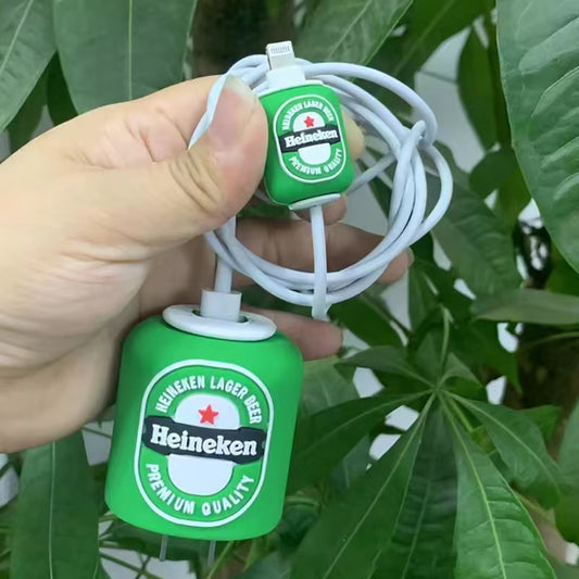 Beer Apple Charger Case