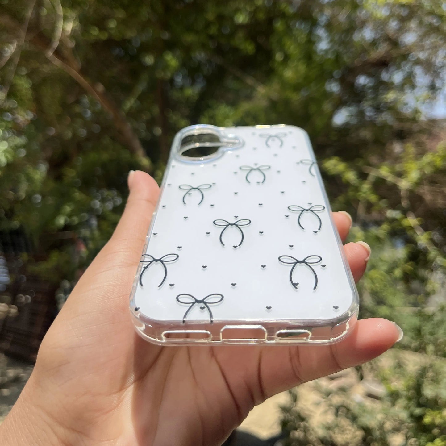 Bow 3D Cute Iphone Cover with Phone holder
