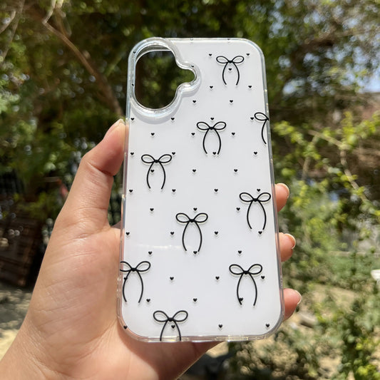 Bow 3D Cute Iphone Cover with Phone holder