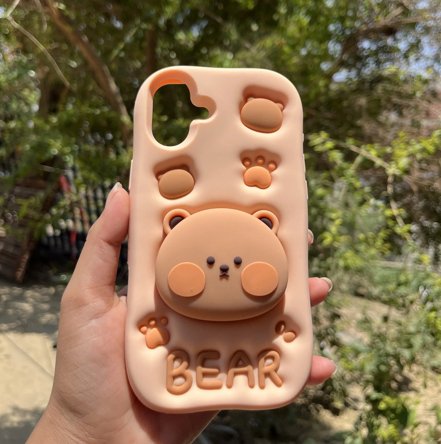 Bear 3D Cute Iphone Cover