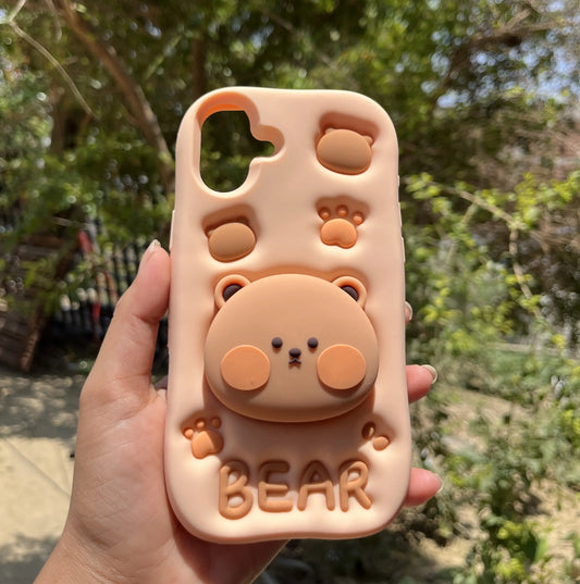 Bear 3D Cute Iphone Cover