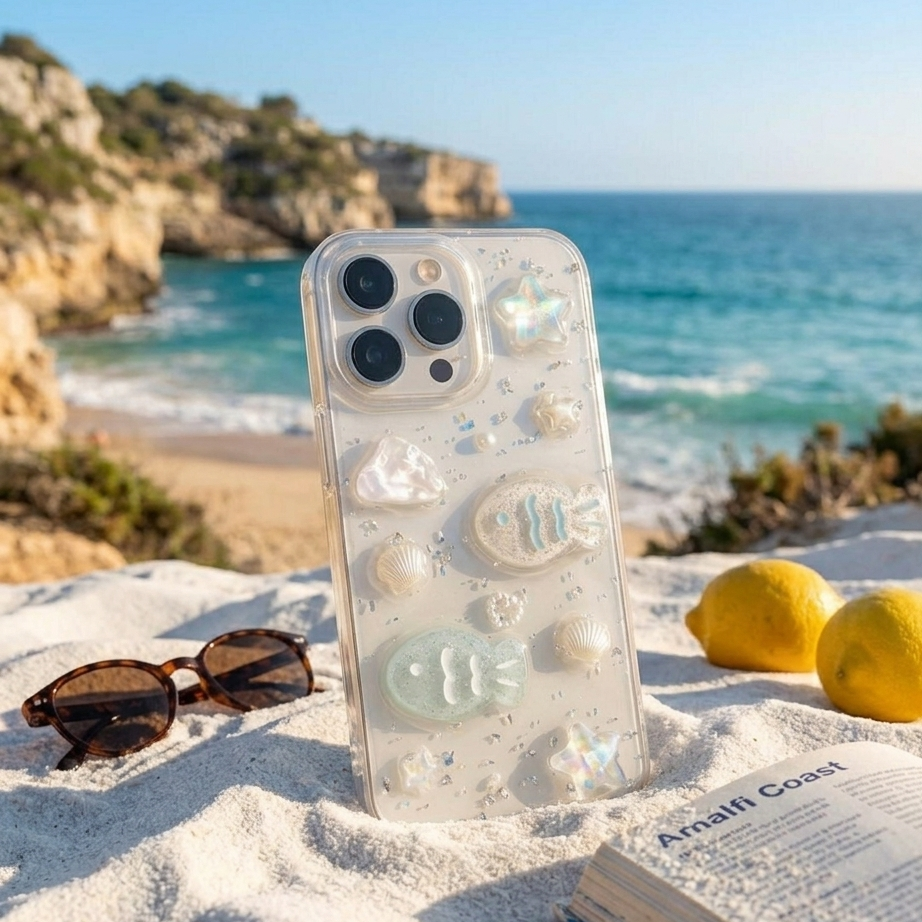 Fish & Shell 3D Cute Iphone Cover