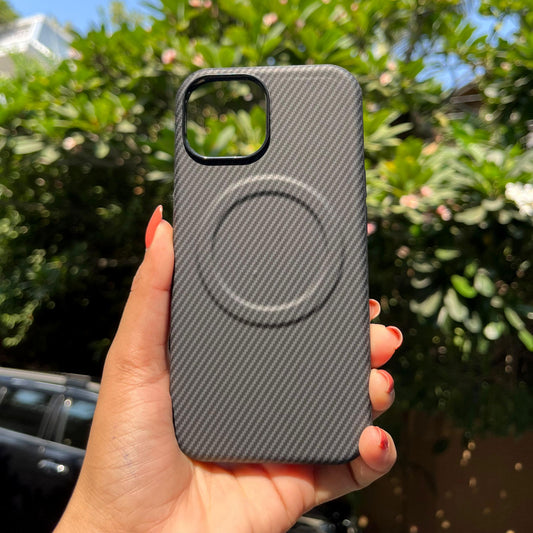 Matte Finish Black Iphone Cover